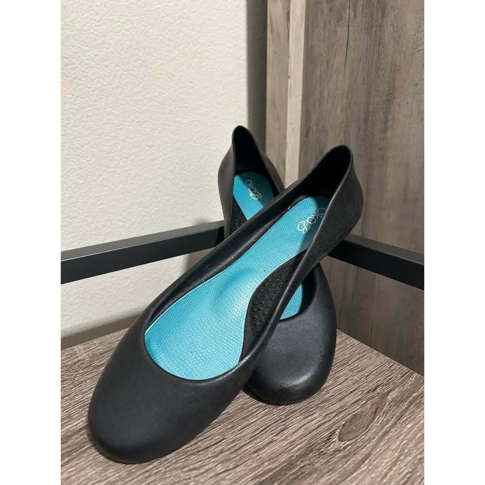 Oka-B Taylor Matte Black Ballet Flats Women US 8 EU 38 Eco-Friendly Made in USA